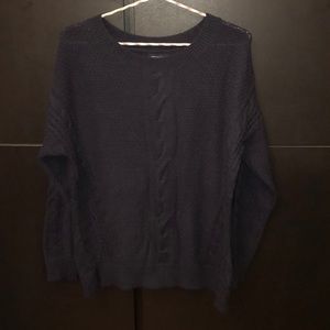 Tommy Hilfiger navy cable knit sweater